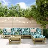 Image de VIDA XL Salon de jardin bois de pin 7 pcs