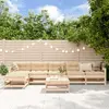 Image de vidaXL Salon de jardin 7 pcs Pin massif