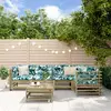 Image de VIDAXL Salon de Jardin 6 pcs - Bois Imprégné