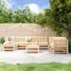 Image de vidaXL Salon de jardin 8 pcs - Bois de pin