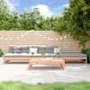 Image de vidaXL Salon de jardin 4 pcs bois massif douglas