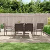 Image de vidaXL Ensemble à manger de jardin 7 pcs