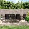 Image de VIDAXL Ensemble à manger de jardin 9 pcs - Textilène