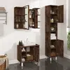 Image de vidaXL Ensemble salle de bain - Chêne fumé