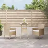 Image de VidaXL Ensemble Bistro de Jardin 3 Pièces - Beige