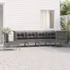 Image de VIDAXL Salon de jardin 6 pcs Gris