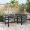 Image de vidaXL Table à manger de jardin - Anthracite