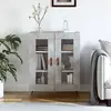 Image de Buffet gris béton Vidaxl - 69,5x34x90 cm