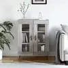 Image de vidaXL Buffet - 69,5x34x90 cm - Sonoma gris