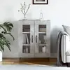 Image de vidaXL Buffet - Gris Béton 69,5x34x90 cm