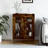 Image de vidaXL Buffet chêne fumé 69,5x34x90 cm