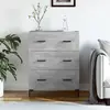 Image de vidaXL Buffet - Gris béton