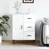 Image de vidaXL Buffet Blanc brillant 69,5x34x90 cm