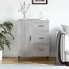 Image de vidaXL Buffet - Sonoma gris 69,5x34x90 cm