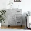 Image de vidaXL Buffet Gris Béton