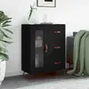 Image de vidaXL Buffet - Noir