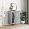 Image de vidaXL Buffet Gris Béton