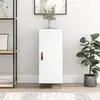 Image de título: VIDAXL Buffet blanc métal