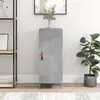 Image de vidaXL Buffet Gris béton 34,5x34x90 cm