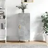 Image de vidaXL Buffet - Gris béton