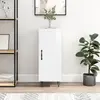 Image de vidaXL Buffet Blanc brillant 34,5x34x90 cm