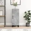 Image de vidaXL Buffet - Gris béton 34,5x34x90 cm