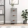 Image de vidaXL Buffet Sonoma gris - 34.5x34x90 cm