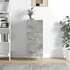 Image de vidaXL Buffet - Gris béton