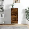 Image de VIDAXL Buffet chêne fumé 34,5x34x90 cm