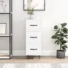 Image de vidaXL Buffet blanc 34,5x34x90 cm