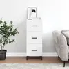 Image de vidaXL Buffet - Blanc brillant