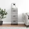Image de vidaXL Buffet - Sonoma Gris - 34,5x34x90 cm