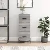 Image de vidaXL Buffet Gris Sonoma - 34,5x34x90 cm