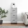 Image de VidaXL Buffet Gris Béton 34,5x34x90cm