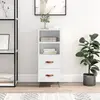 Image de VidaXL Buffet Blanc Brillant
