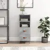 Image de VIDAXL Buffet Gris béton - 34,5x34x90 cm
