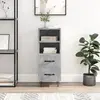 Image de VidaXL Buffet Gris Béton 34.5x34x90 cm