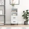 Image de vidaXL Buffet - Blanc Brillant