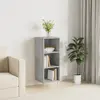 Image de vidaXL Buffet gris béton 34,5x32,5x90 cm