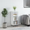 Image de vidaXL Buffet blanc brillant bois d'ingénierie