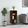 Image de vidaXL Buffet Chêne fumé 34,5x32,5x90 cm