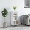 Image de VIDAXL Buffet Blanc brillant 34,5x32,5x90 cm