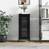 Image de vidaXL Buffet Noir 34,5x34x90 cm