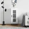 Image de título: VIDAXL Buffet blanc brillant