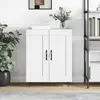 Image de vidaXL Buffet - Blanc brillant - 69,5x34x90 cm