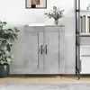 Image de vidaXL Buffet gris béton 69,5x34x90 cm