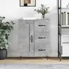 Image de vidaXL Buffet Gris béton