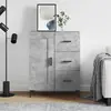 Image de vidaXL Buffet - Gris béton