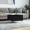 Image de vidaXL Table basse noire