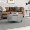Image de VIDAXL Table basse 55x55x36.5 cm gris béton